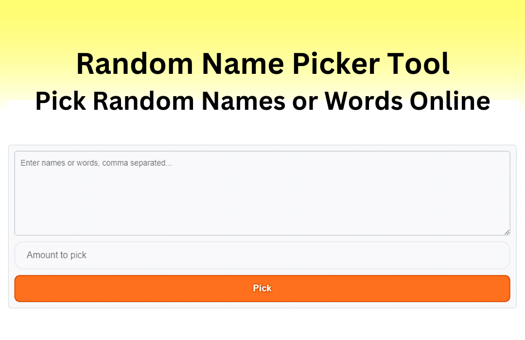 Random Name Picker