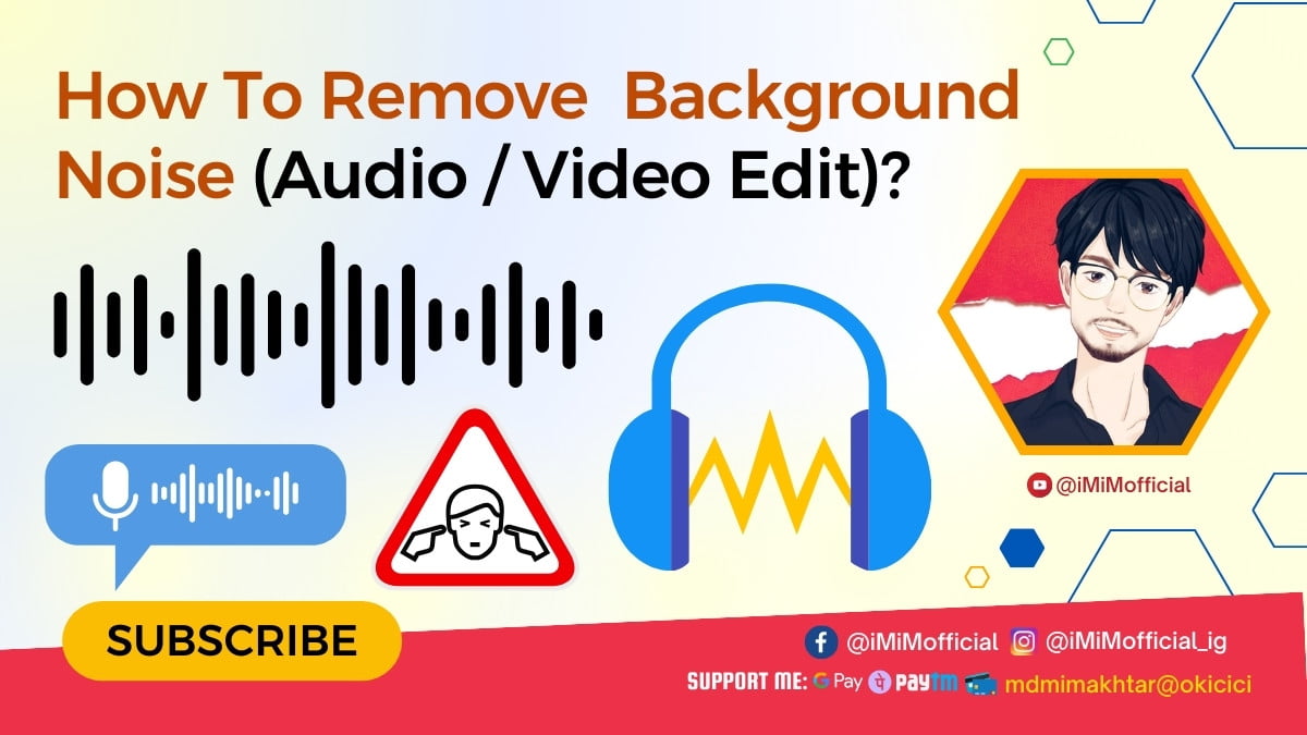 How to remove background noise of audio?